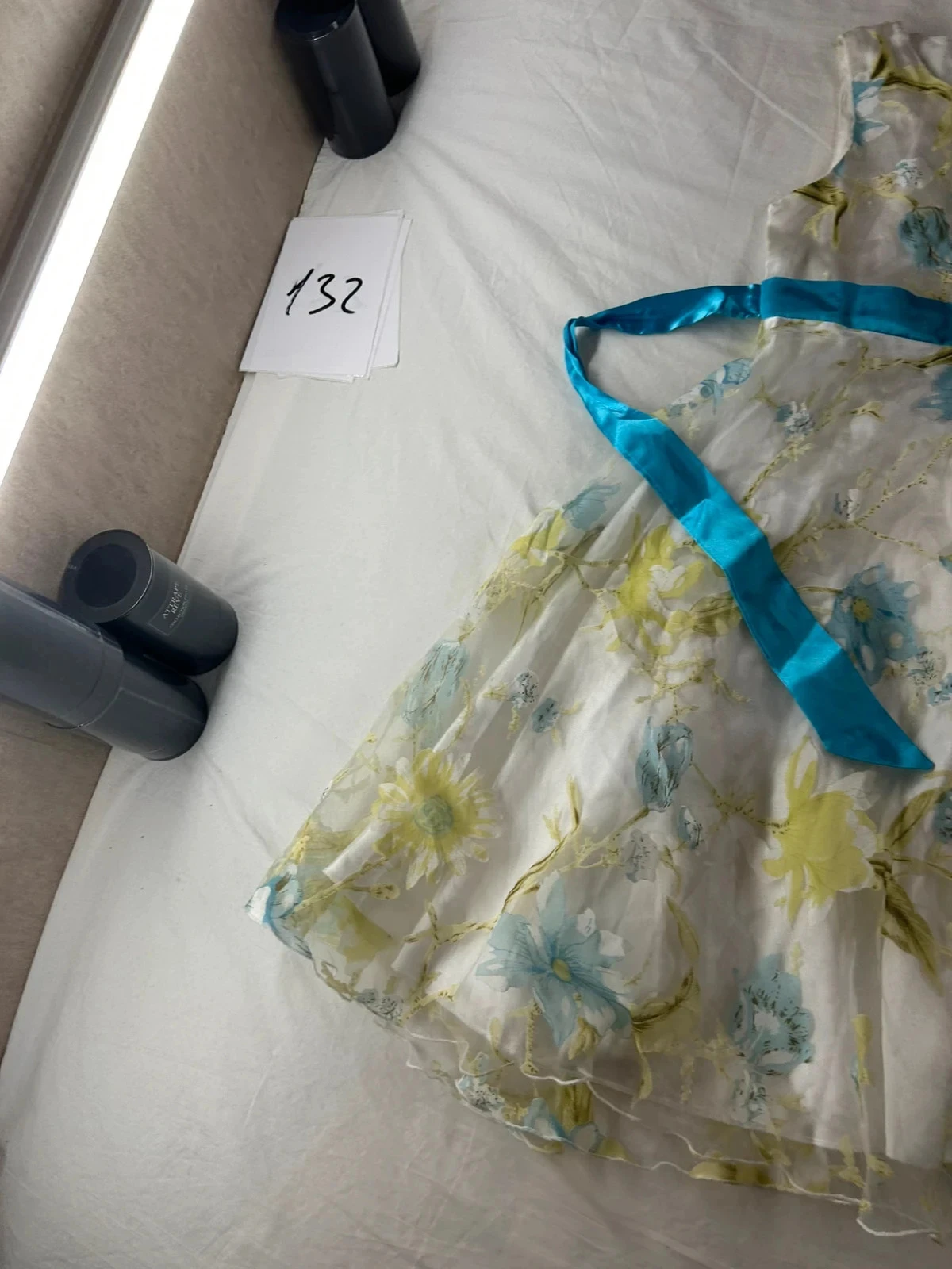 Witte en blauwe vintage sunboree jurk – photo 4